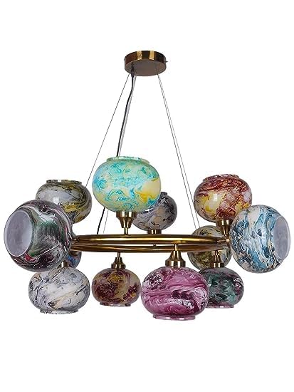 Modern 12 Lights Ring Cluster Chandeiler - Image 3