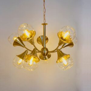 Trumpet 10 Light Chandelier Light