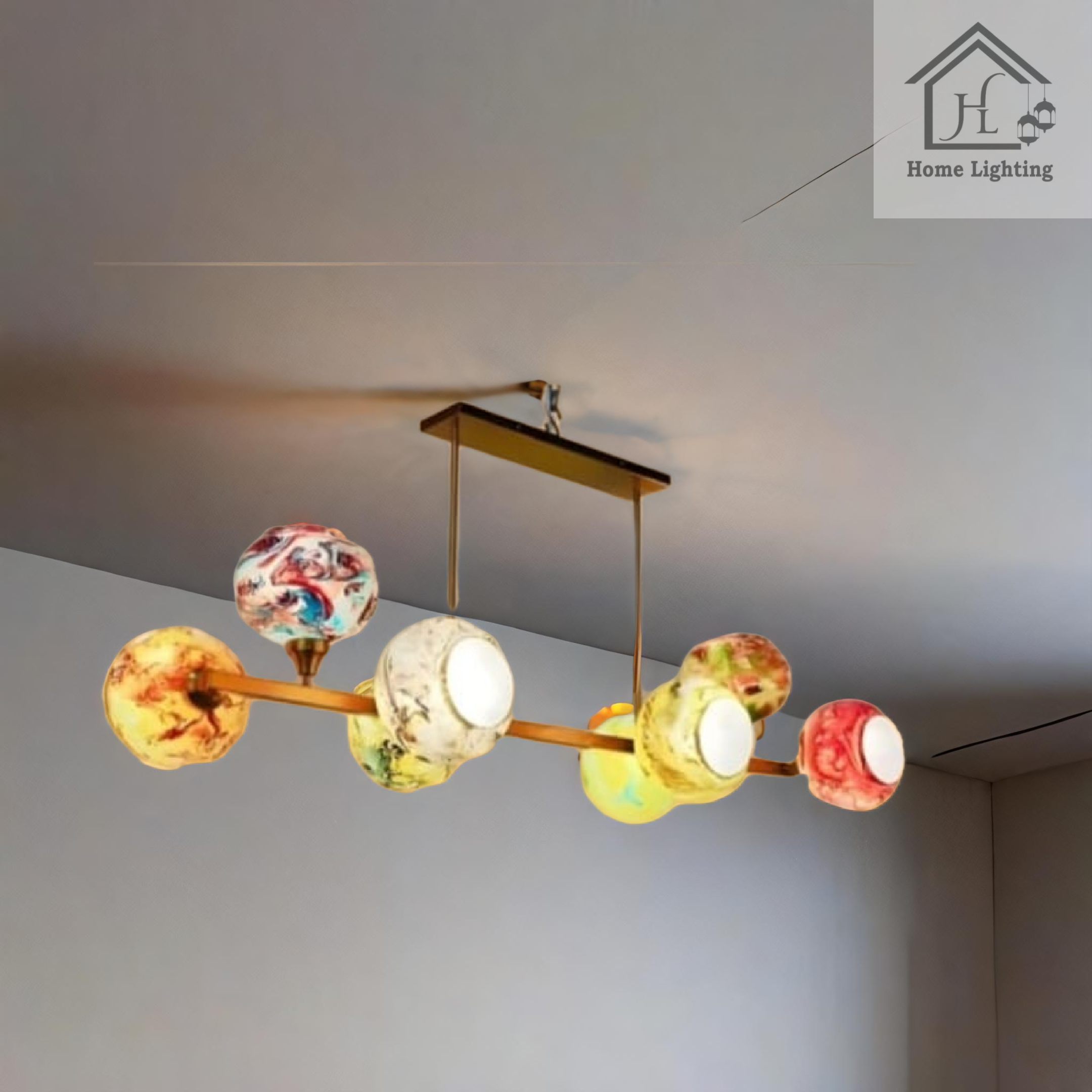 Modern 8Lights Ring Cluster