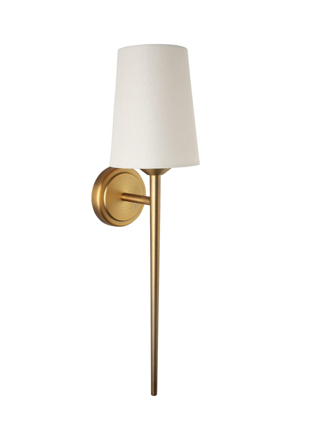 Modern Wall Sconce Light, Brass Finish, White Frost Glass , Up Lighting - Image 6