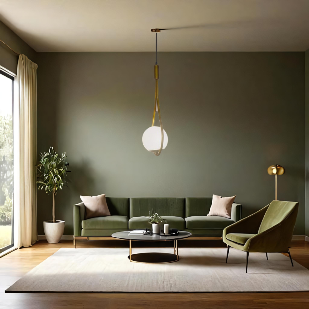 Modern Globe Pendant Light, Gold Metal Frame, White Glass Shade, Teardrop Design - Image 2