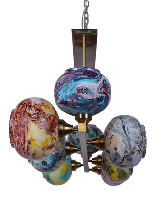 Modern 8Lights Ring Cluster - Image 4