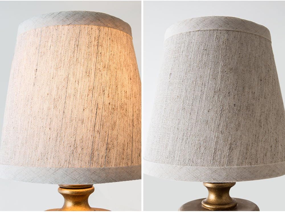 Traditional 8-Light Chandelier, Bronze Metal Frame with White Fabric Shades, Adjustable Chain Mount - Image 6