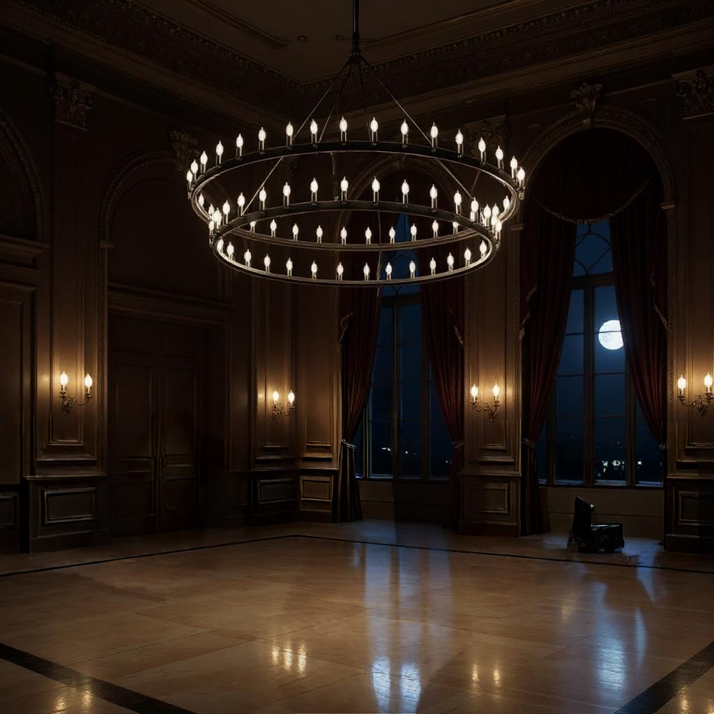 Double Ring Chandelier, 36-Light LED Candle Style, Modern Rustic Design, Large Ceiling Light Fixture for Dining Room - Image 5