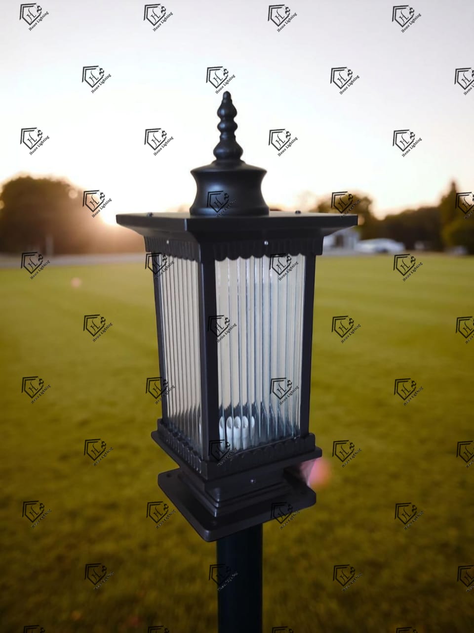 HL HOMELIGHTING Outdoor Wall Lantern Light, Brown Finish, Gate Light GATE LAMP - Image 3