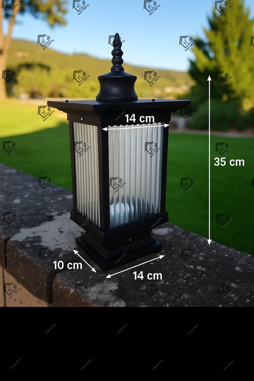 HL HOMELIGHTING Outdoor Wall Lantern Light, Brown Finish, Gate Light GATE LAMP - Image 5