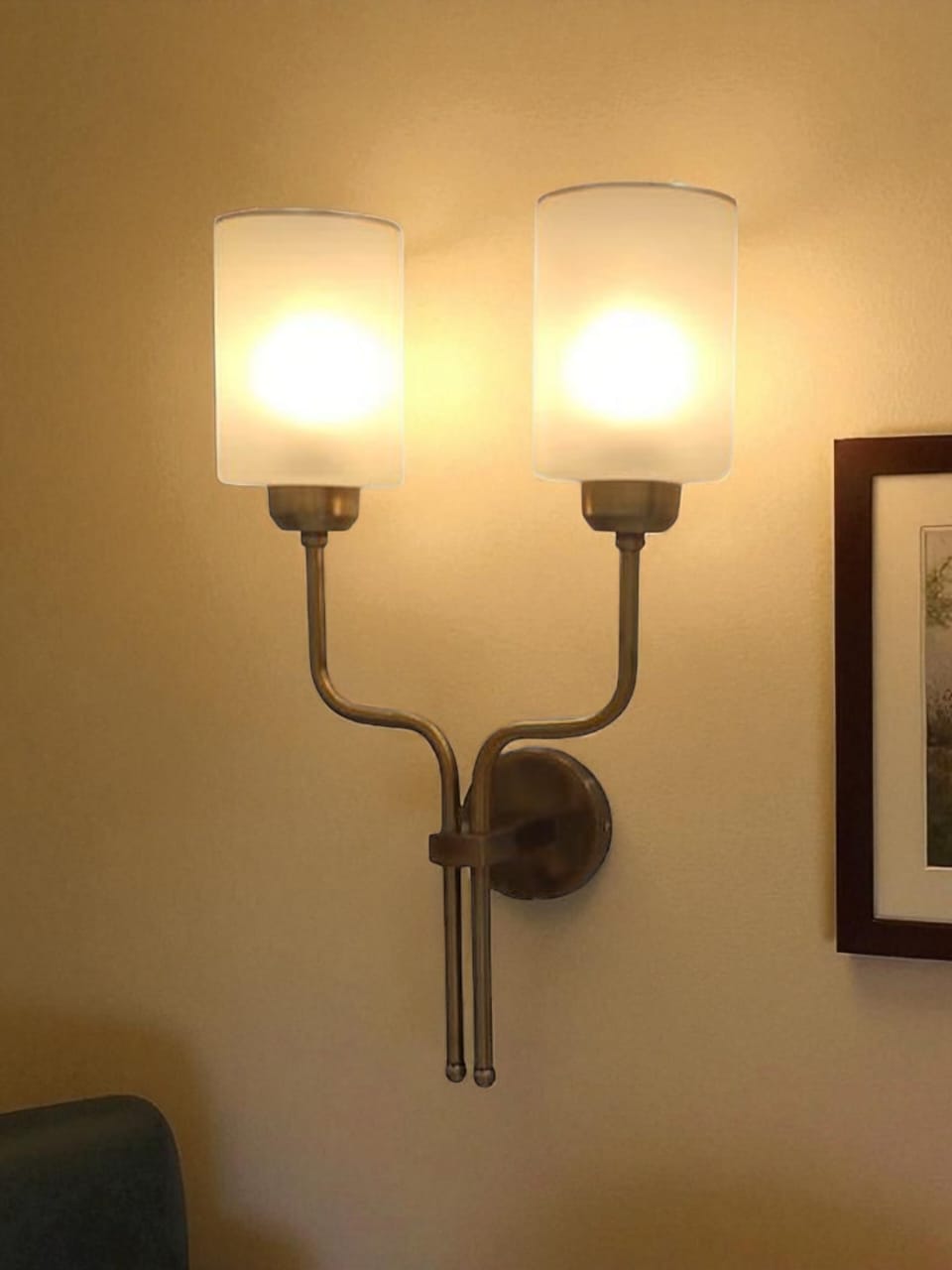 🪔 Premium Vintage Wall Light - Dual Arm Chandelier Style - Image 4