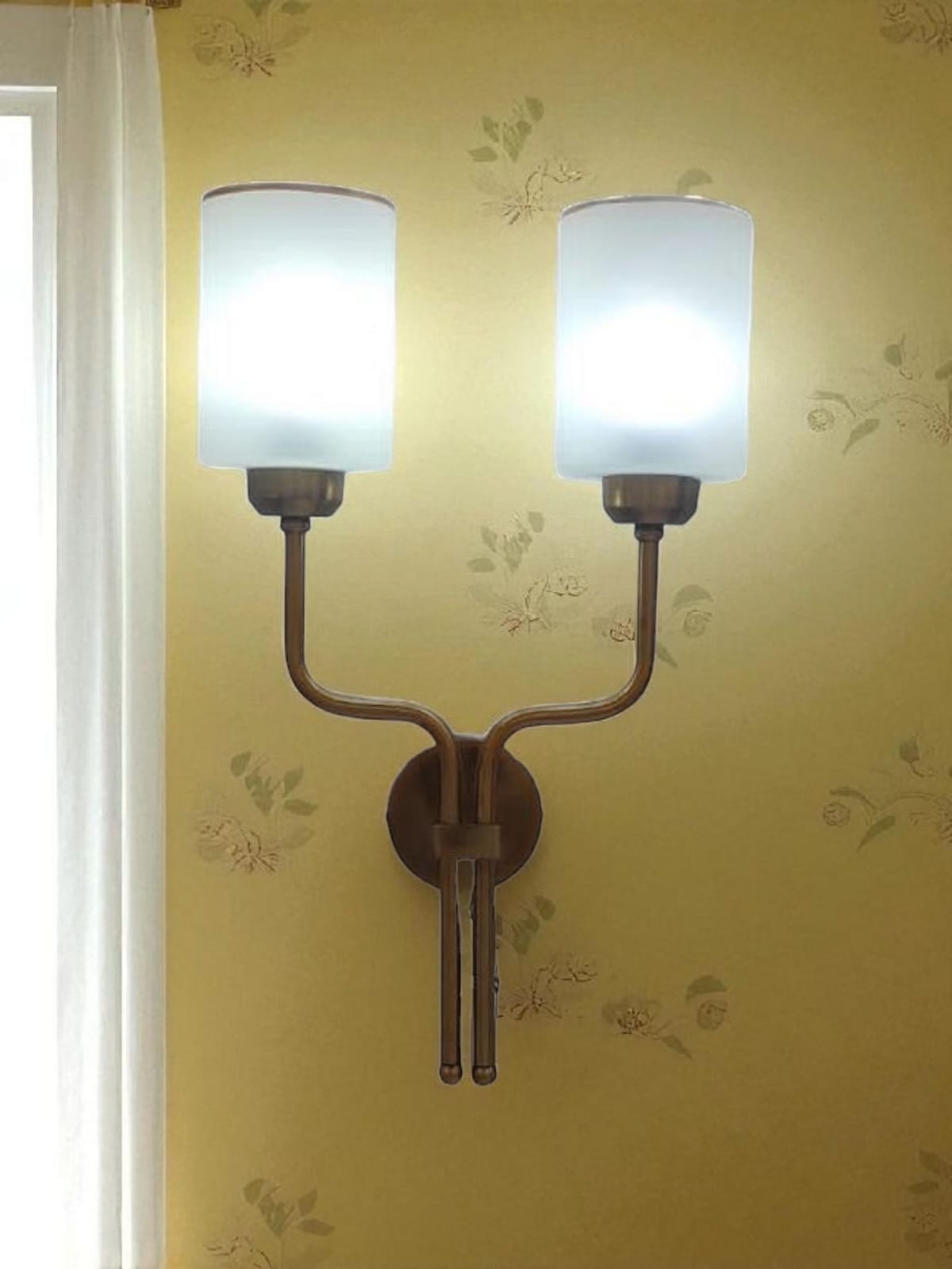🪔 Premium Vintage Wall Light - Dual Arm Chandelier Style - Image 5