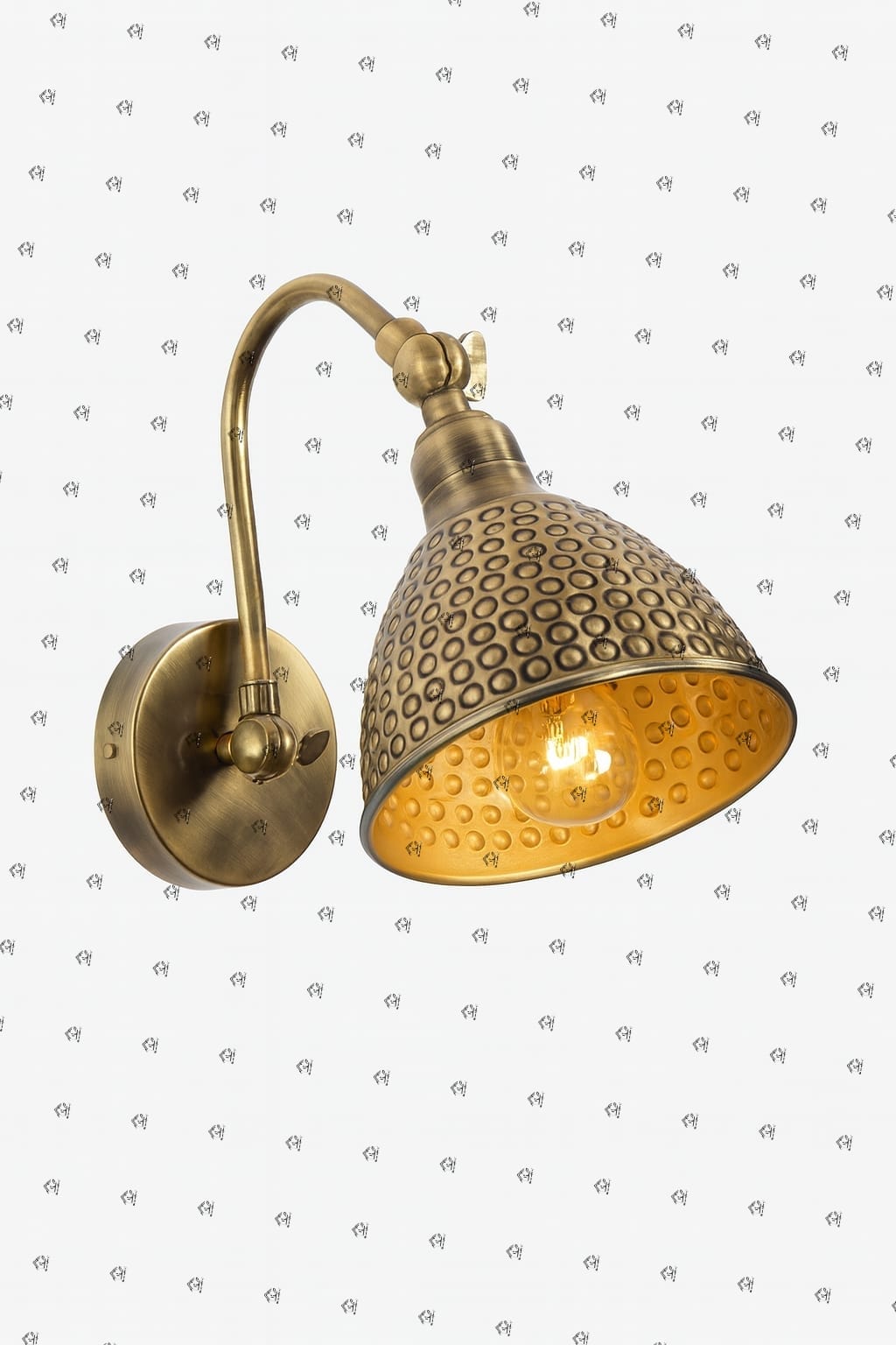 Vintage Hammered Decorative Spot Light - Image 4