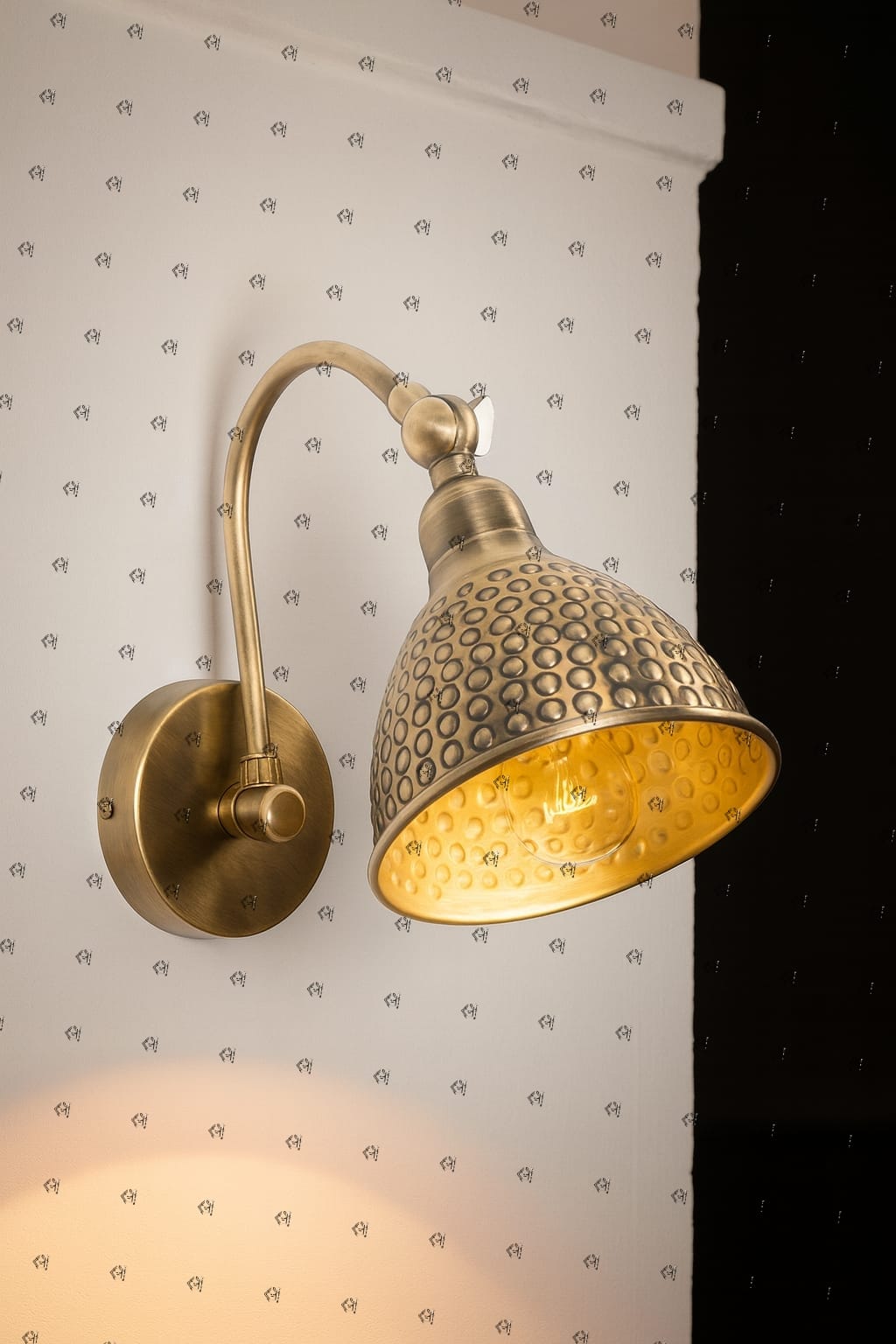 Vintage Hammered Decorative Spot Light - Image 2